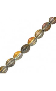 Czech Pinch beads 5x3mm Crystal magic copper 00030/95300